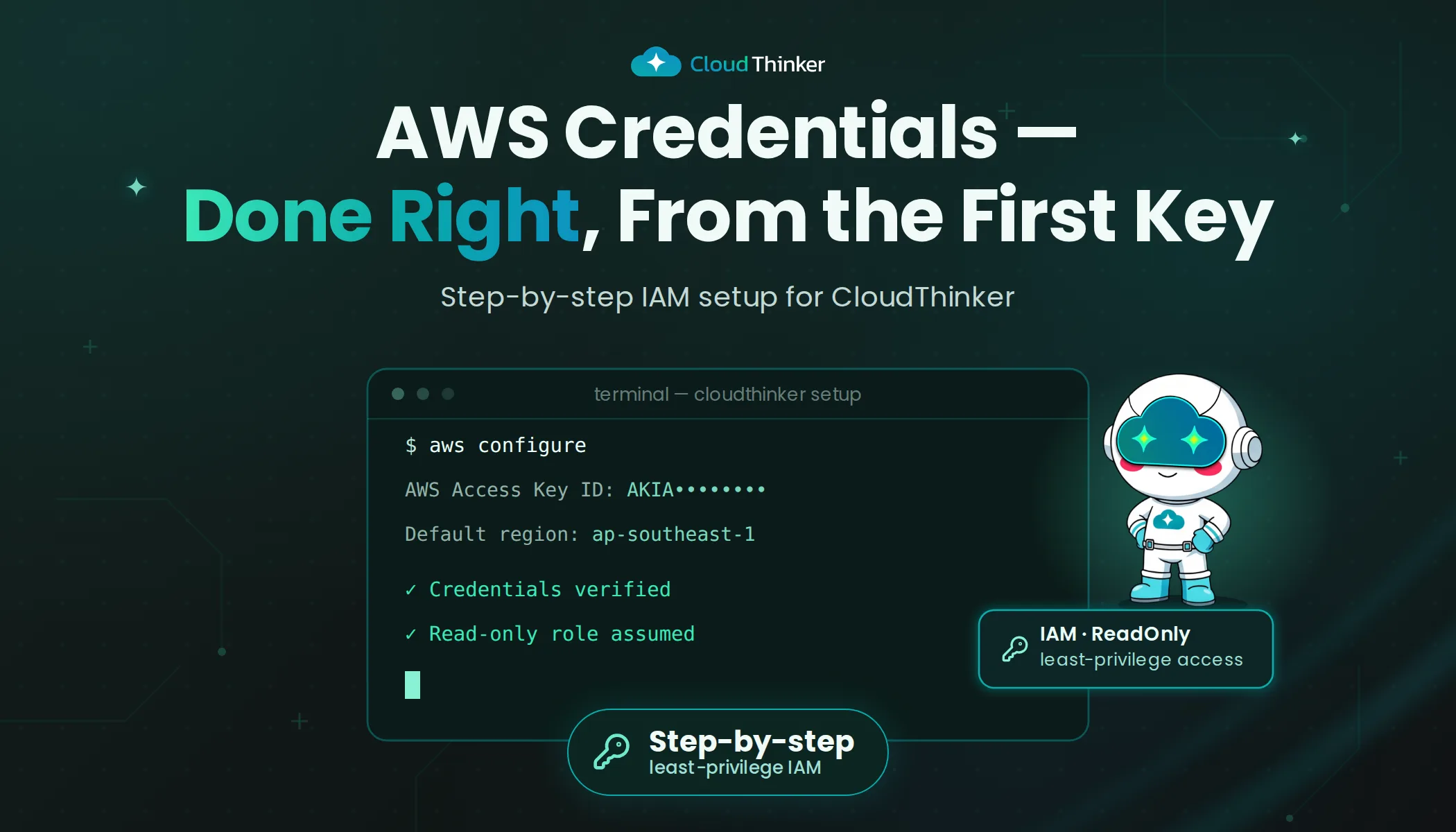 Cover Image for CloudThinker Tutorial 2025: How to set up credentials for AWS