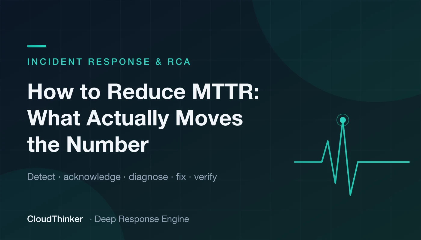 Cover Image for How to Reduce MTTR: What Actually Moves the Number