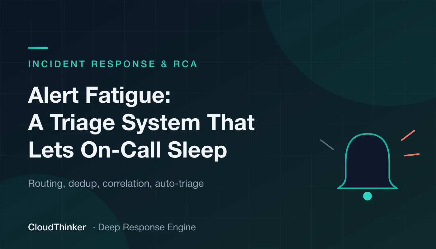Cover Image for Alert Fatigue: A Triage System That Lets On-Call Sleep